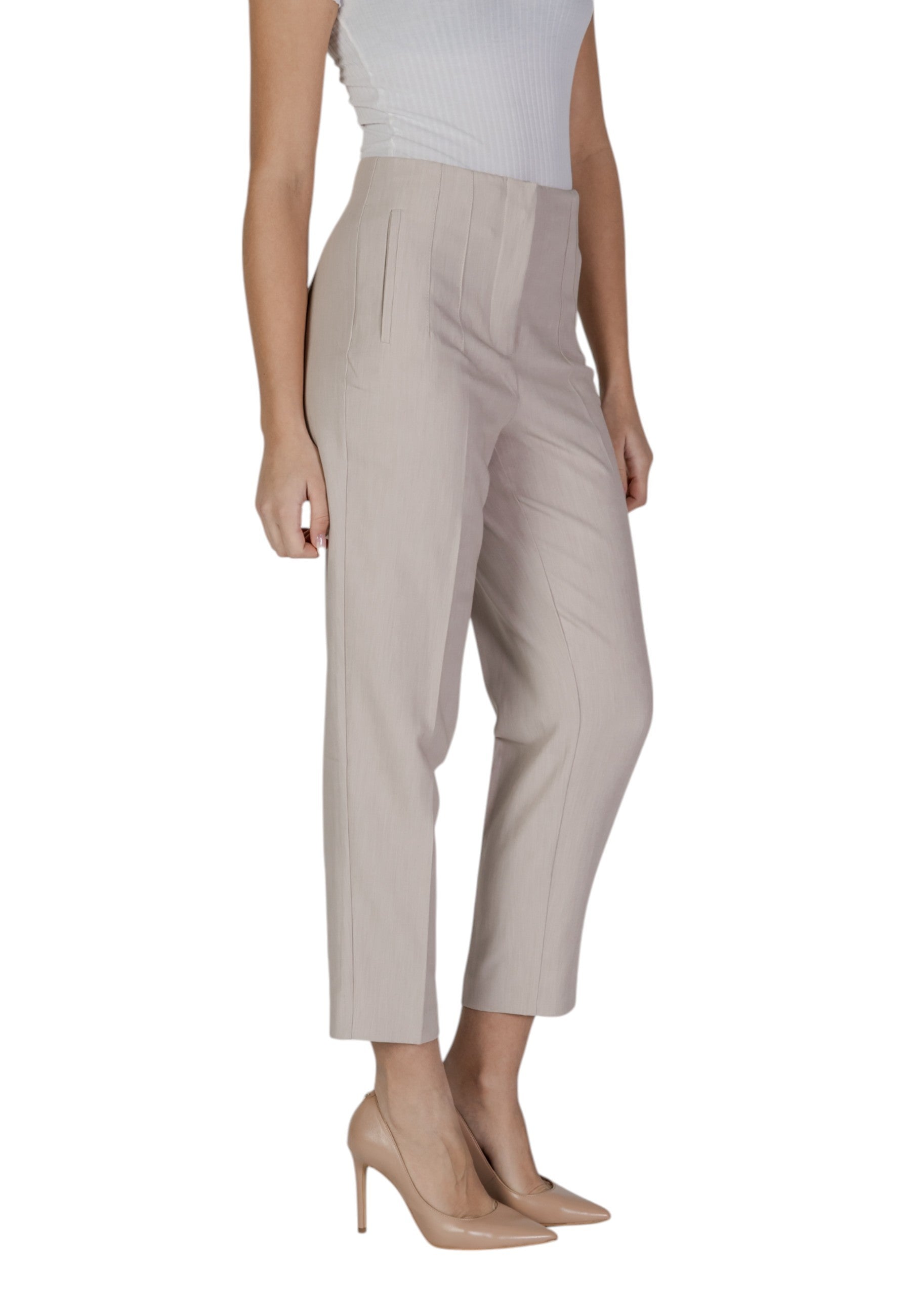Only Pantalon femme Pantalons — beige