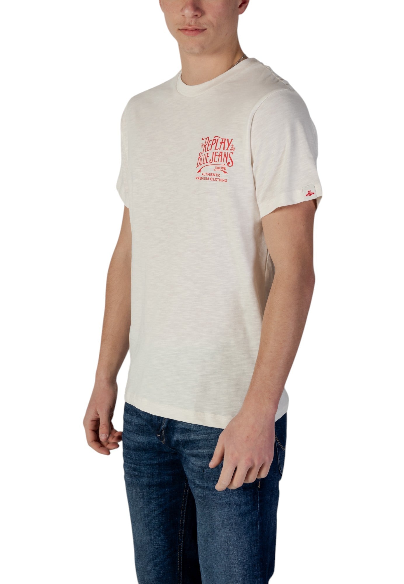 Replay T-shirt homme — beige