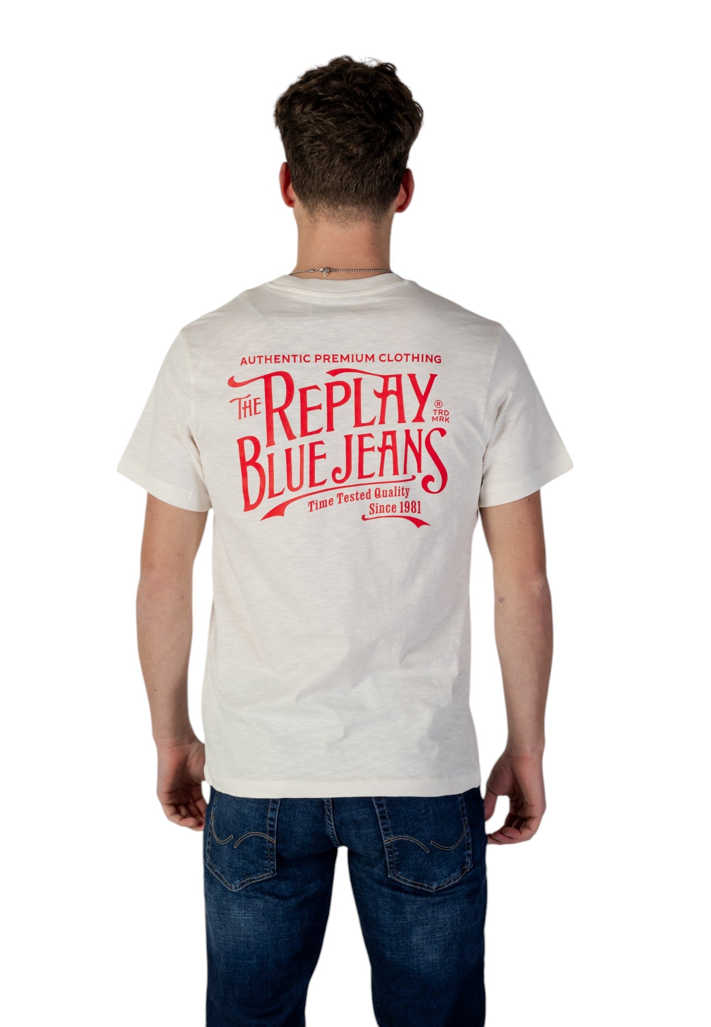 Replay T-shirt homme — beige