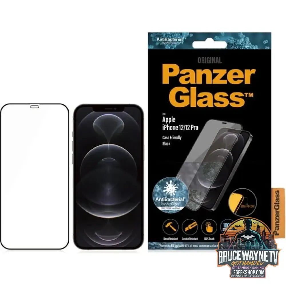 PanzerGlass Displayschutz, Schutzfolie transparent, iPhone 12 | 12 Pro - Beschaffenheit: Glänzend - vue 3