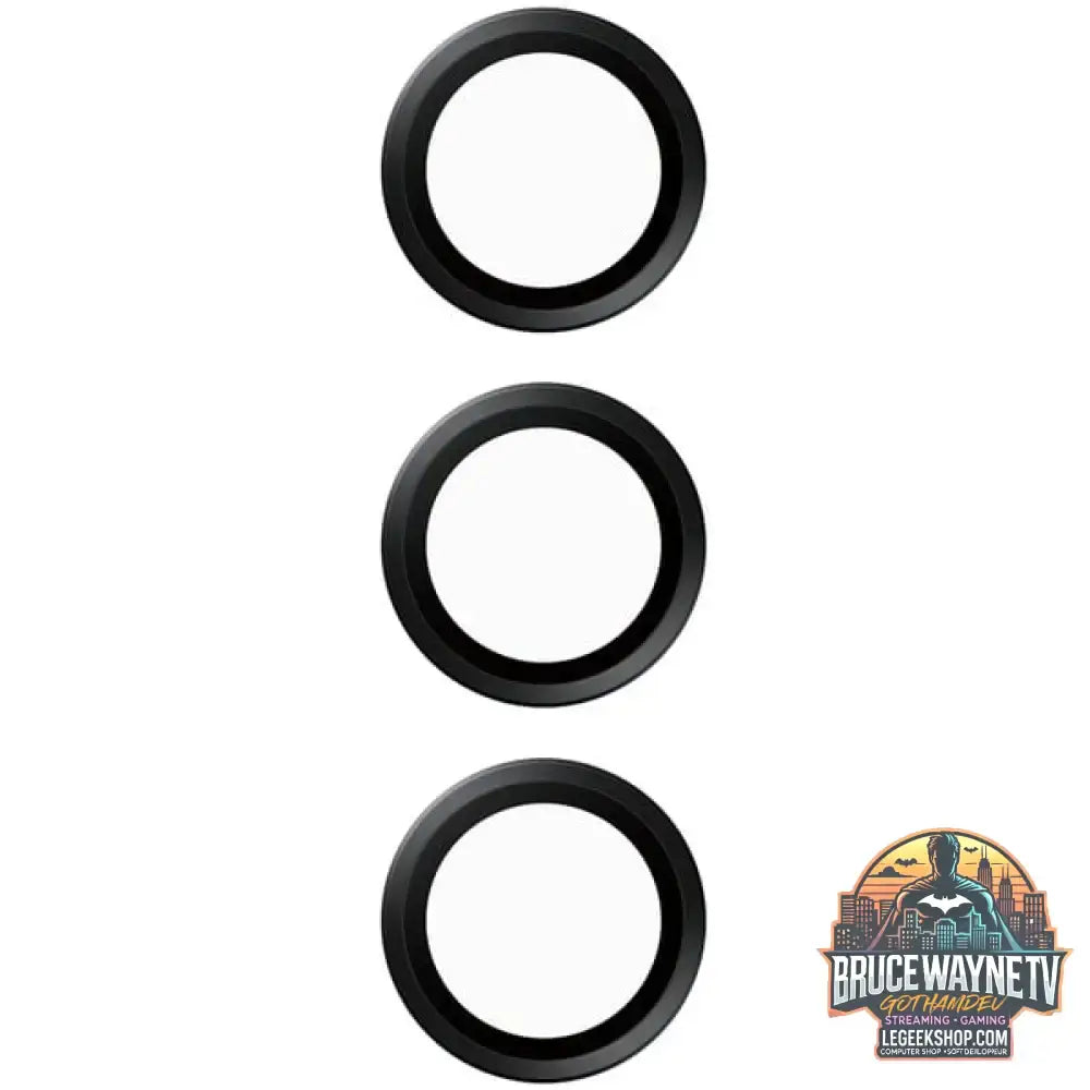 PanzerGlass Hoops Kameraschutz, Schutzfolie schwarz/transparent, Samsung Galaxy S24, S23, S23 Plus - PanzerGlass - vue 3