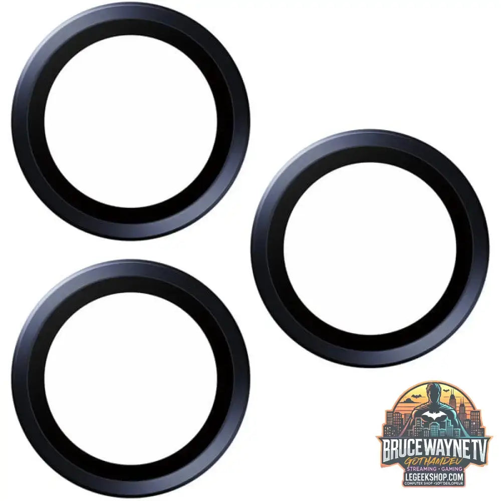 PanzerGlass Hoops Titanium Kameraschutz, Schutzfolie blau, iPhone 15 Pro / 15 Max - PanzerGlass - vue 2