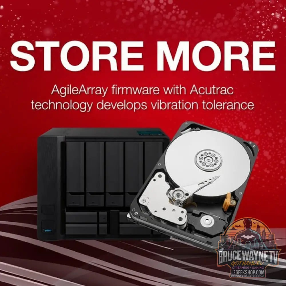 Seagate IronWolf Pro NAS 16 TB CMR, Festplatte SATA 6 Gb/s, 3,5" - Seagate - vue 6