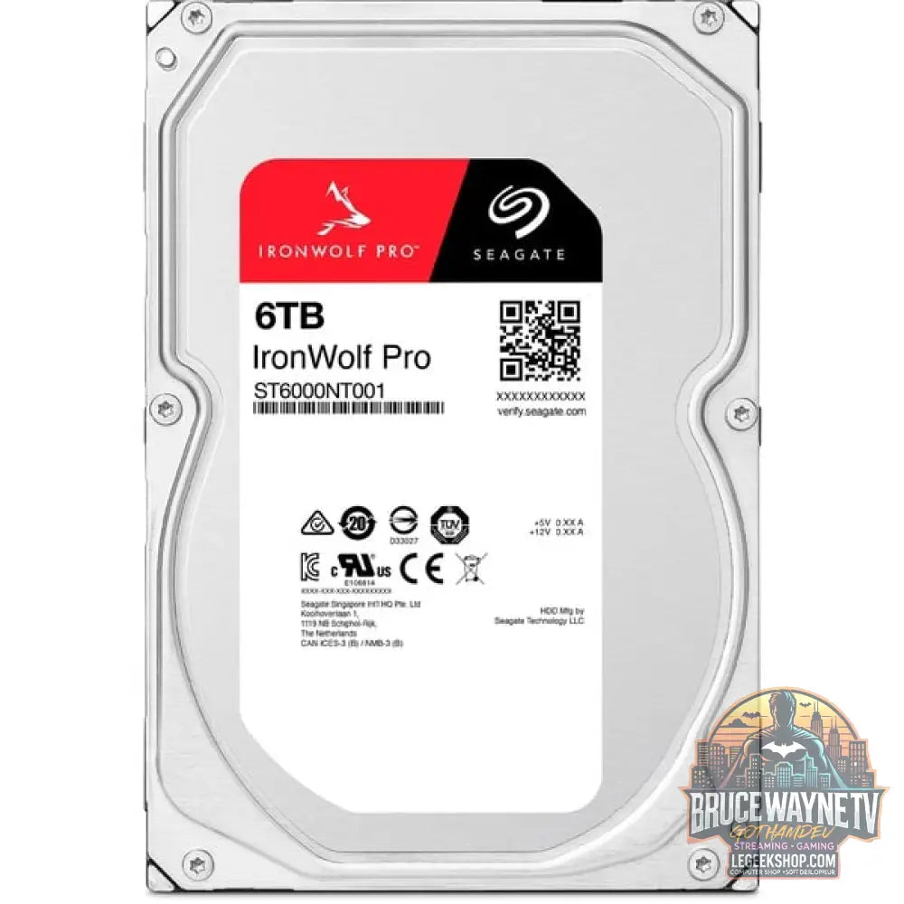Seagate IronWolf Pro NAS 6 TB CMR, Festplatte SATA 6 Gb/s, 3,5" - Seagate - vue 2