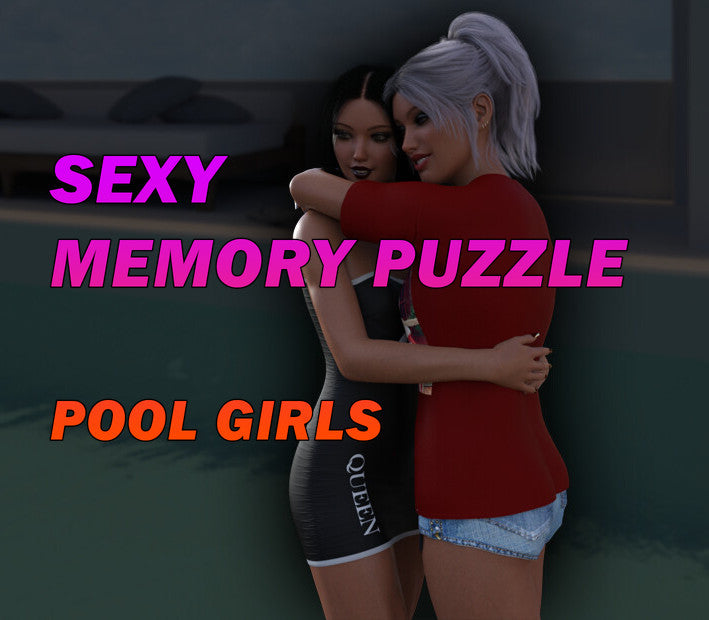 Sexy Memory Puzzle - Pool Girls