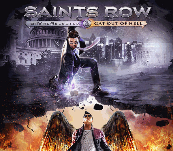 Saints Row IV: Re-Elected + Gat out of Hell CA XBOX One /