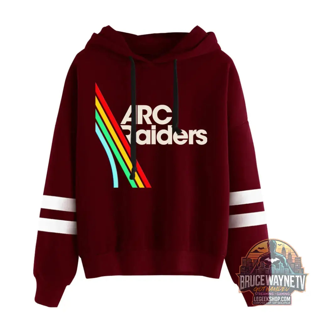 Sweat à Capuche Arc Raiders Gaming Chaud Unisexe Hiver - rouge / L’ - Sweat à Capuche