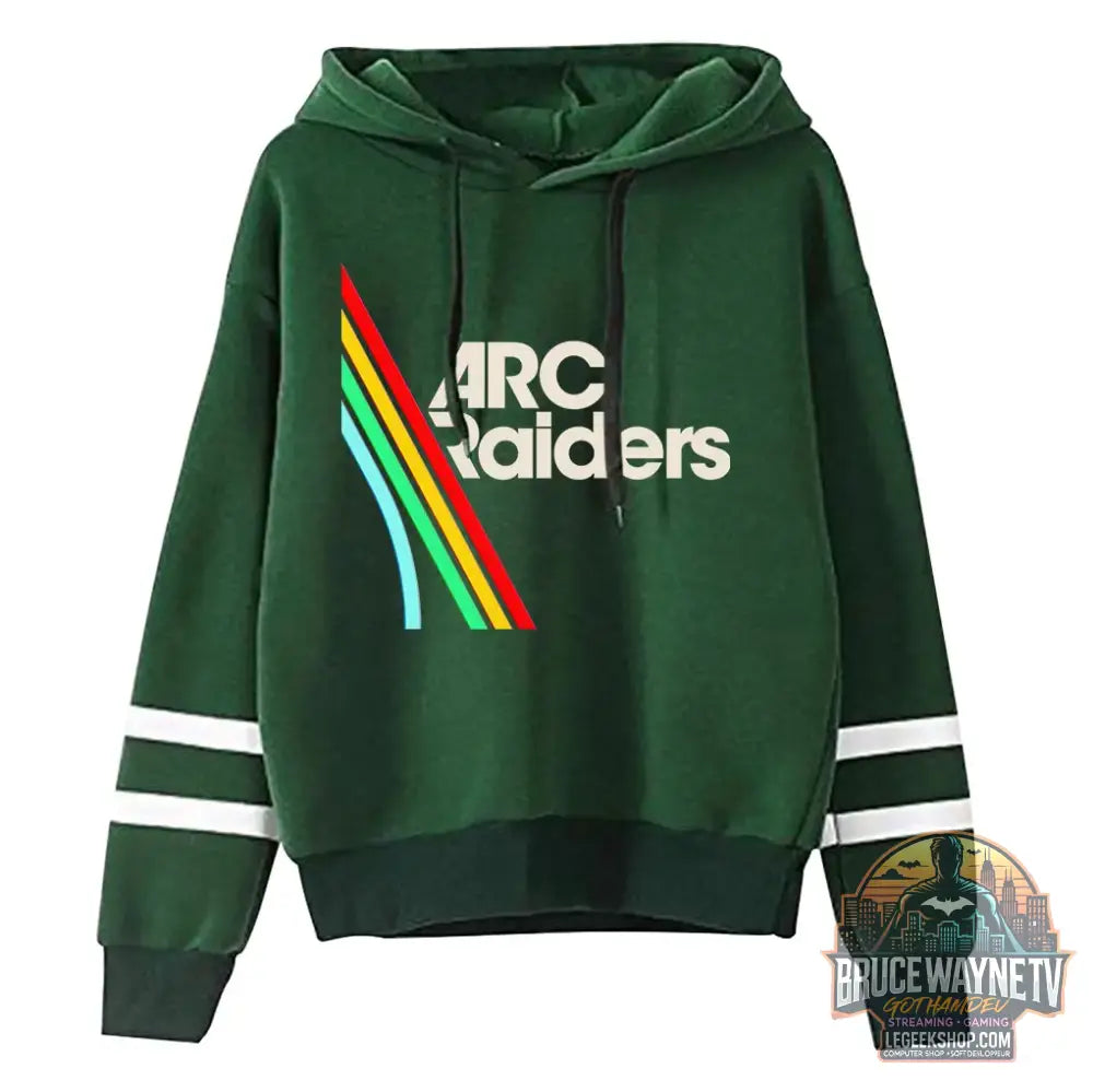 Sweat à Capuche Arc Raiders Gaming Chaud Unisexe Hiver - vert / XS - Sweat à Capuche