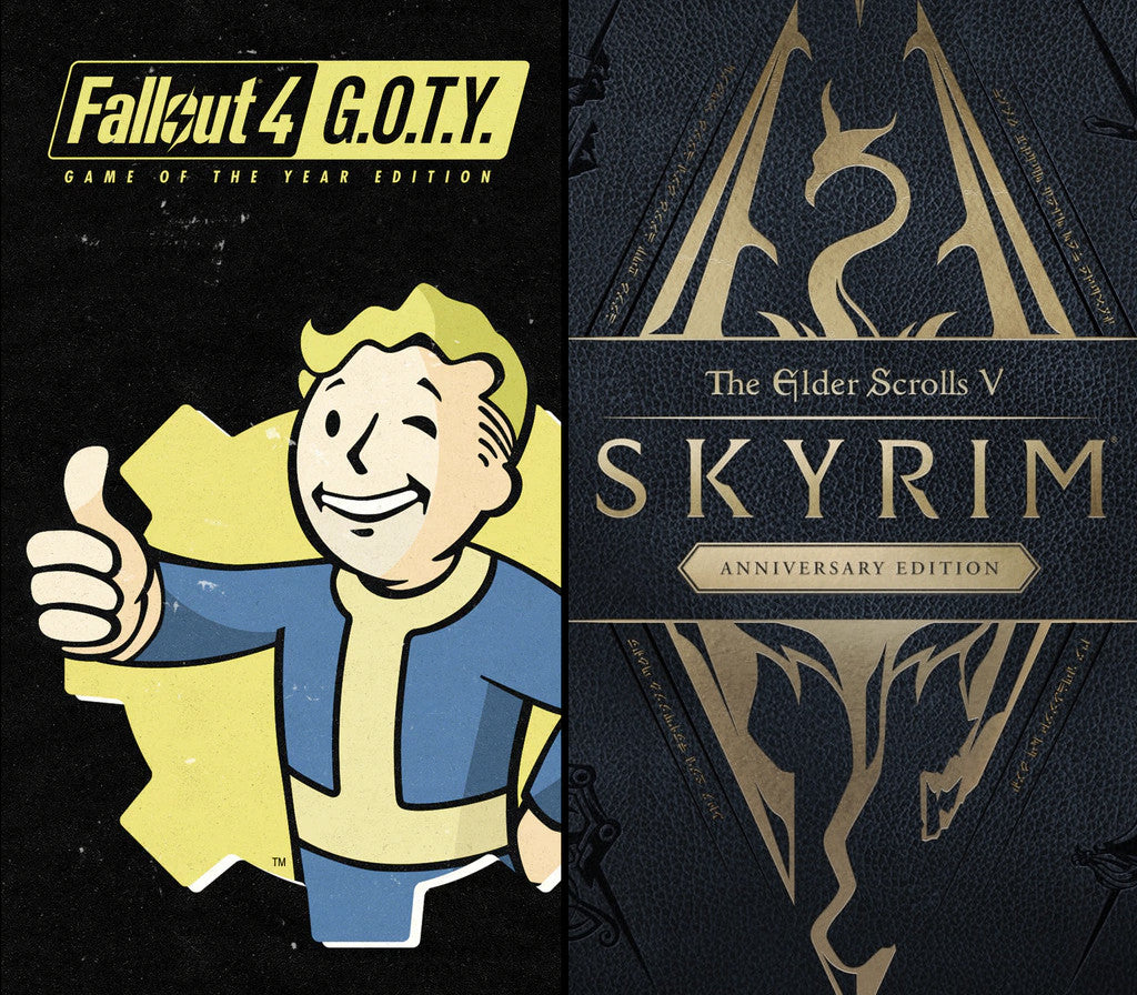 The Elder Scrolls V: Skyrim Anniversary Edition + Fallout 4 G.O.T.Y. US XBOX One /