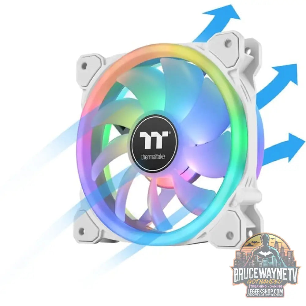 Thermaltake SWAFAN 14 RGB Radiator Fan TT Premium Edition White (3-Fan Pack), Gehäuselüfter - Thermaltake - vue 17