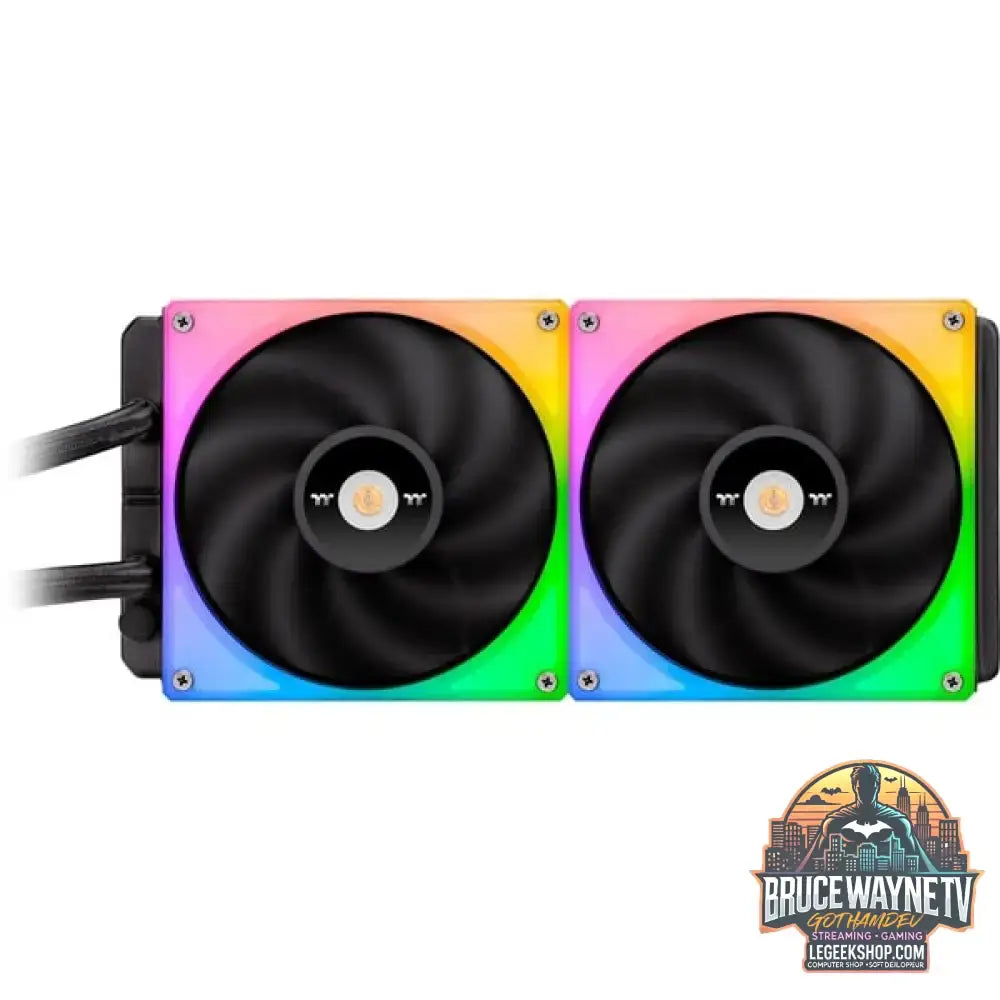 Thermaltake TOUGHLIQUID Ultra 280 RGB AIO Liquid Cooler 280mm, Wasserkühlung schwarz - Thermaltake - vue 4