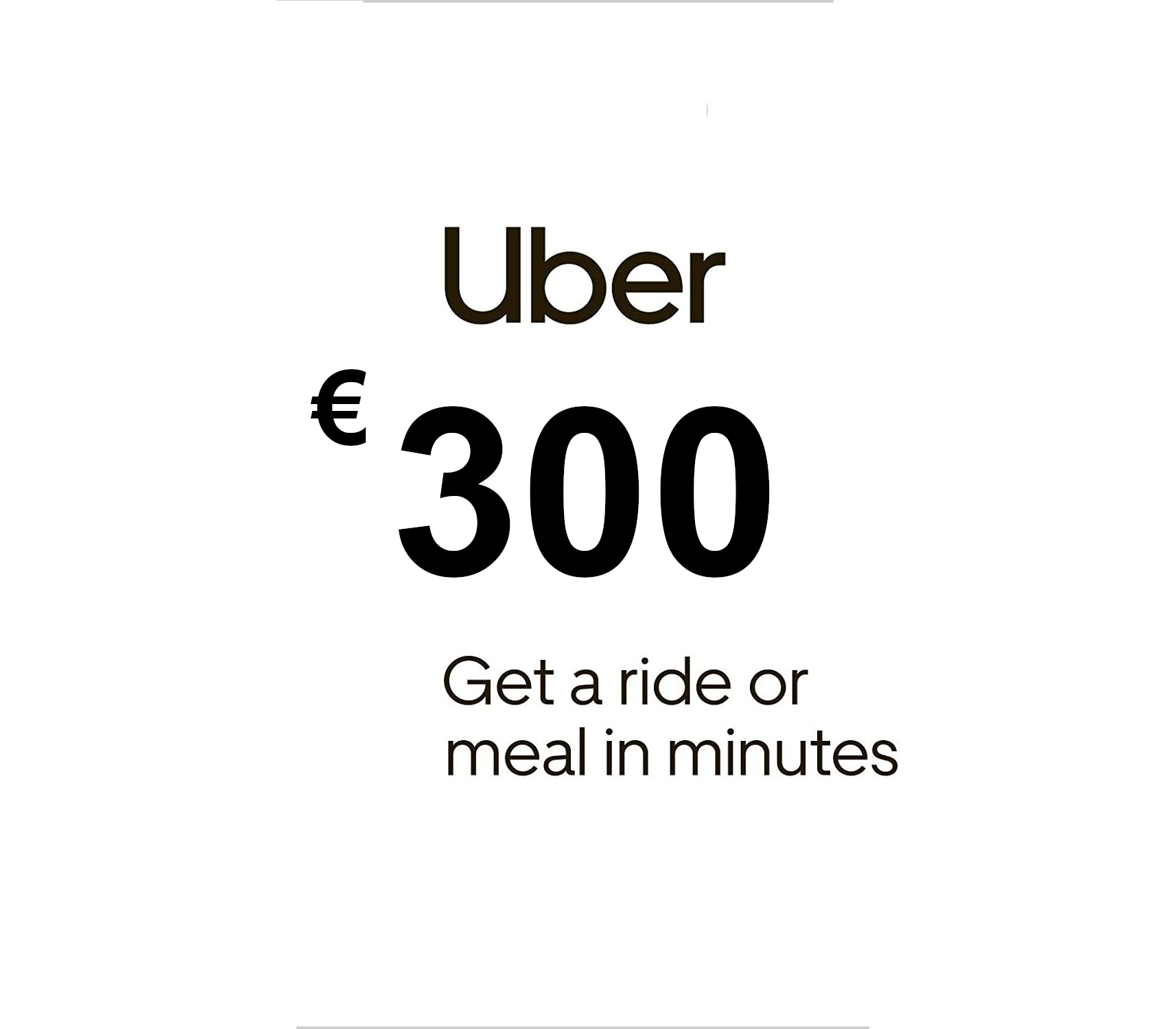 Uber EUR 300 Gift Card ES