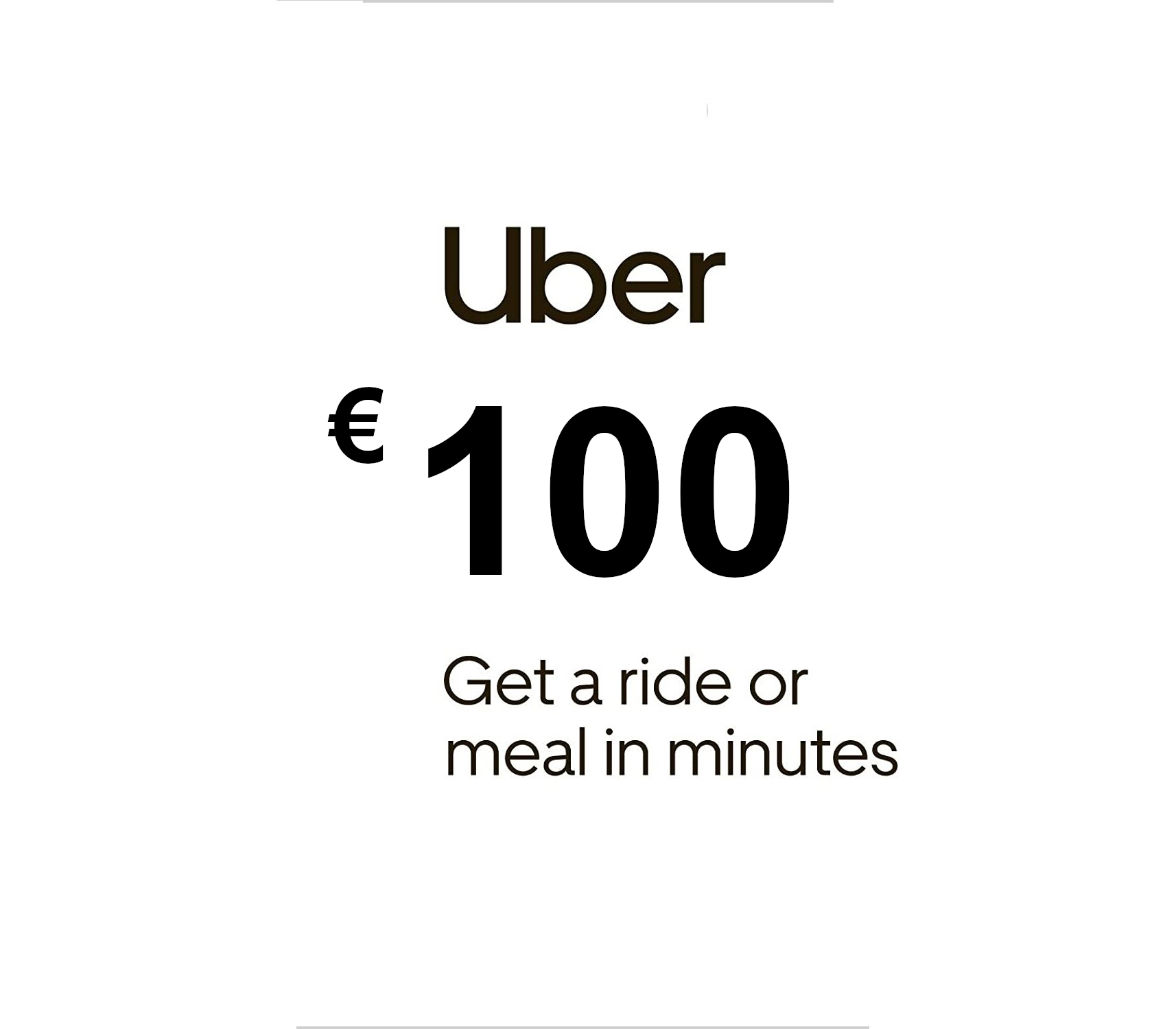 Uber EUR 100 Gift Card ES