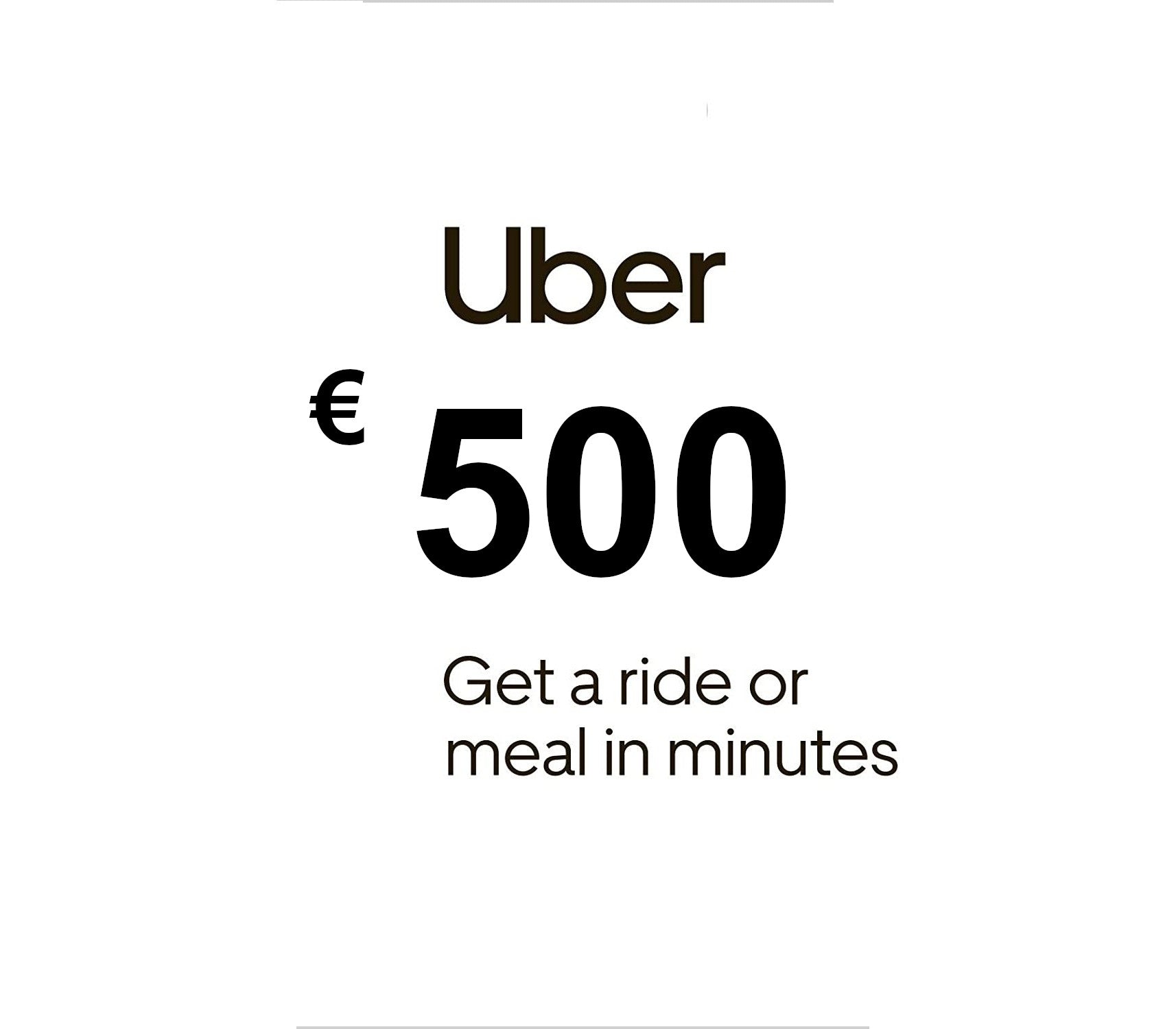 Uber EUR 500 Gift Card FR