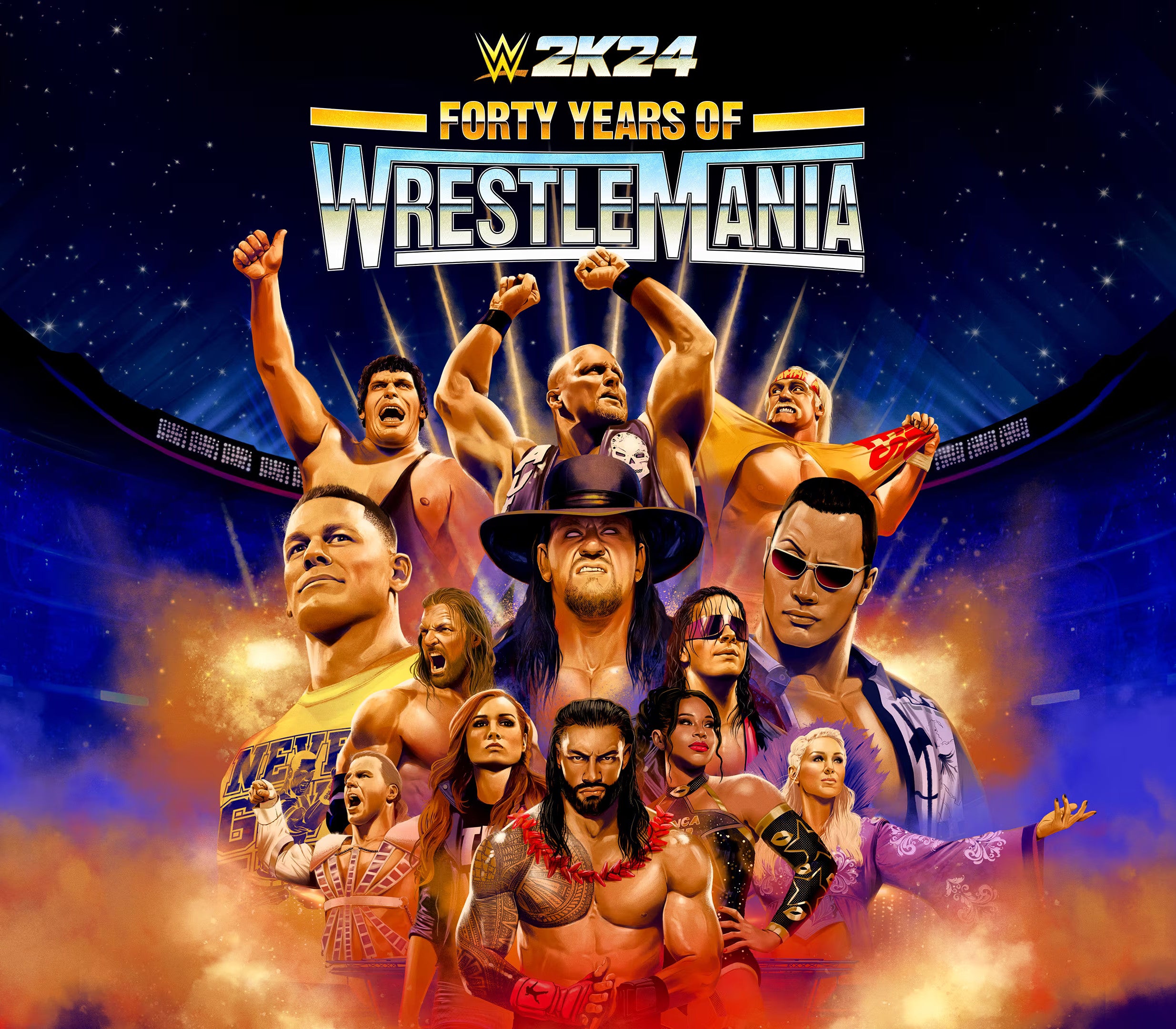 WWE 2K24 Forty Years of WrestleMania Edition US XBOX One /