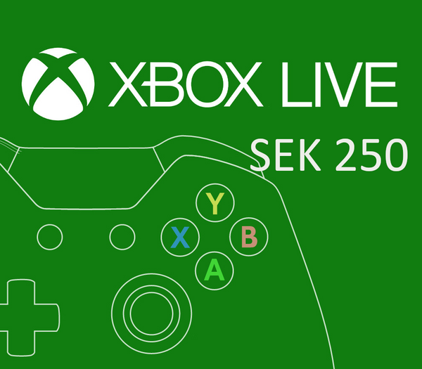 XBOX Live 250 SEK Prepaid Card SE