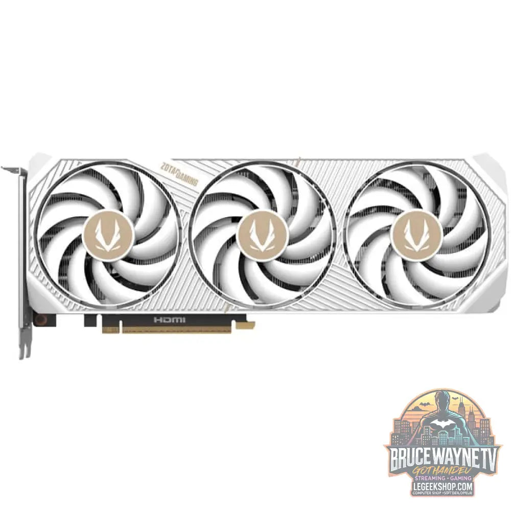 ZOTAC GeForce RTX 5070 AMP WHITE Edition, carte graphique - ZOTAC - vue 3